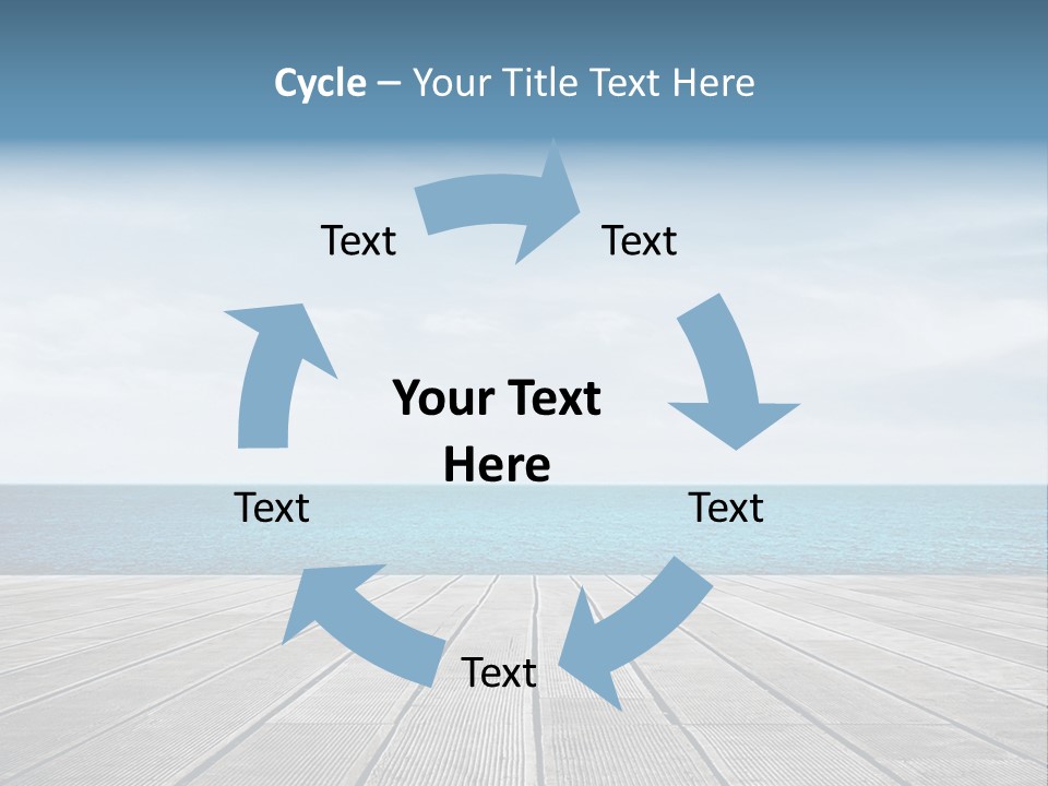 Leisure Wooden Outdoor PowerPoint Template