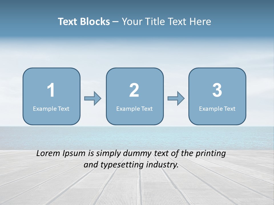Leisure Wooden Outdoor PowerPoint Template