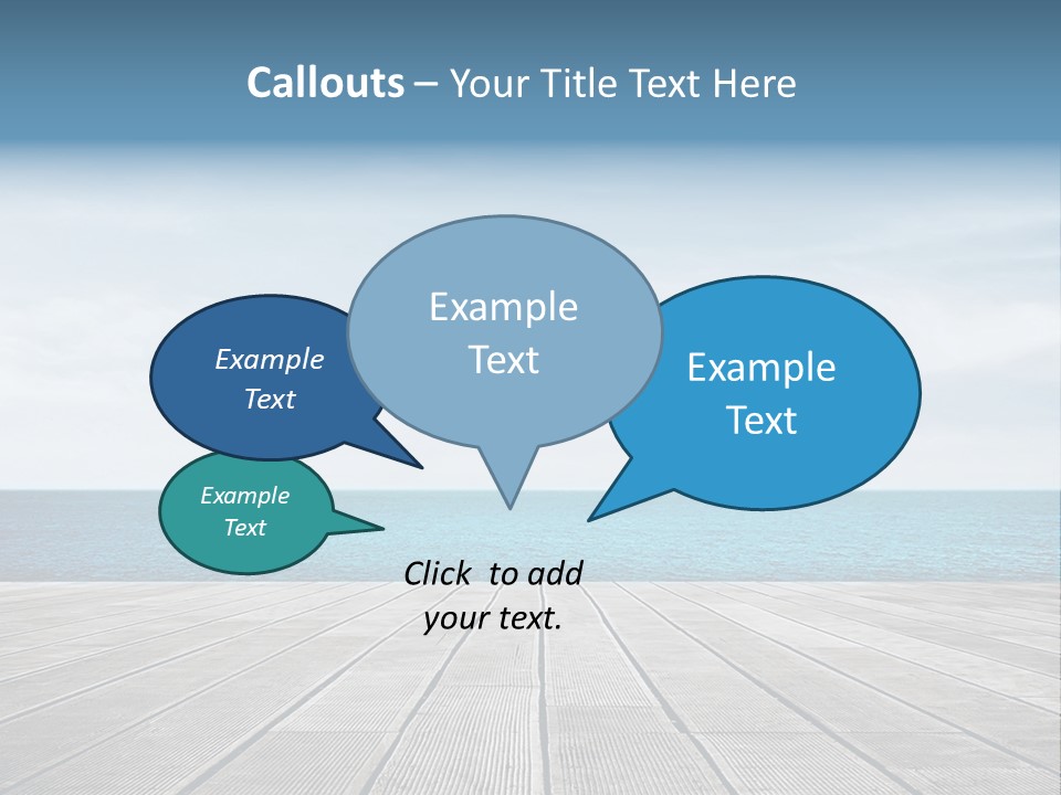 Leisure Wooden Outdoor PowerPoint Template