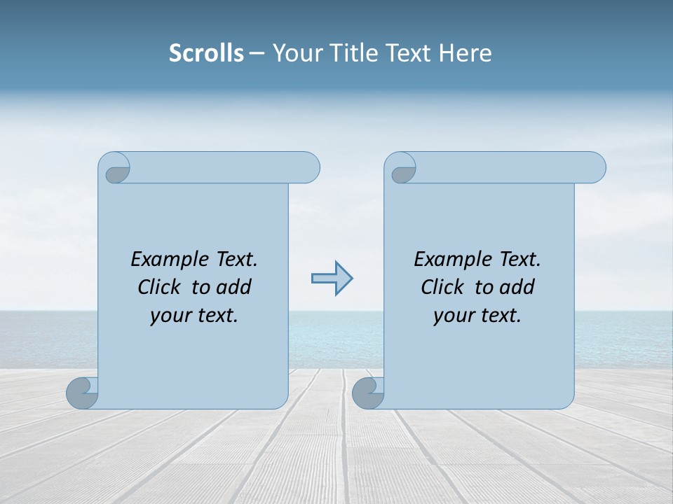 Leisure Wooden Outdoor PowerPoint Template