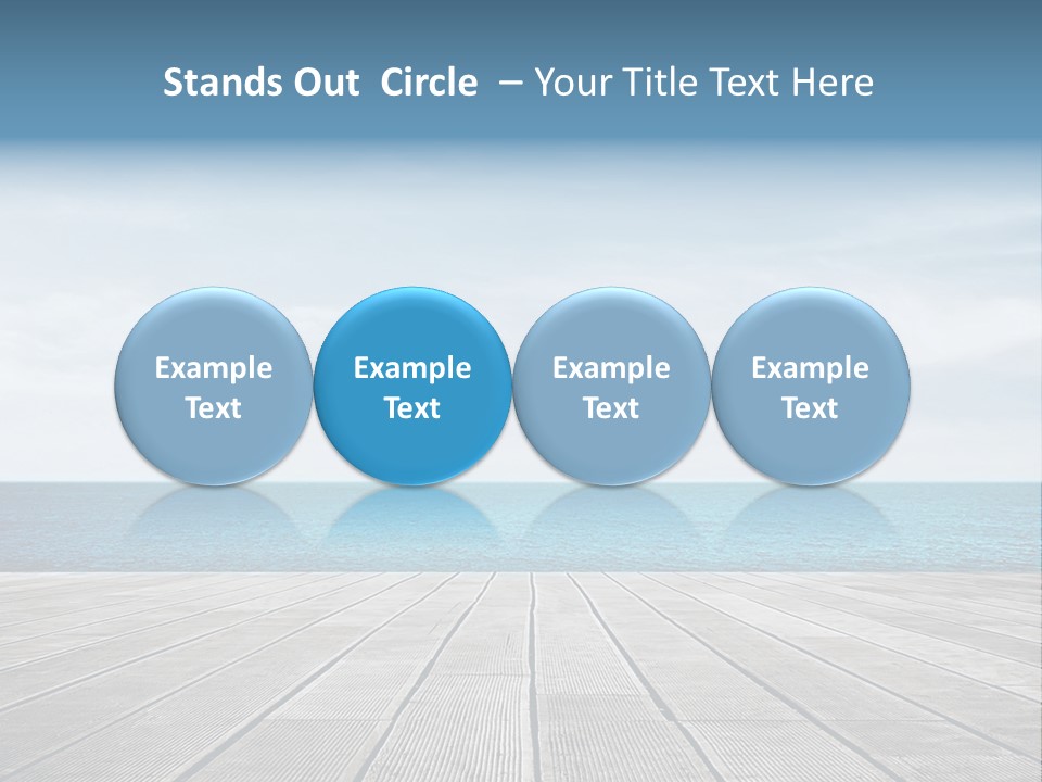 Leisure Wooden Outdoor PowerPoint Template