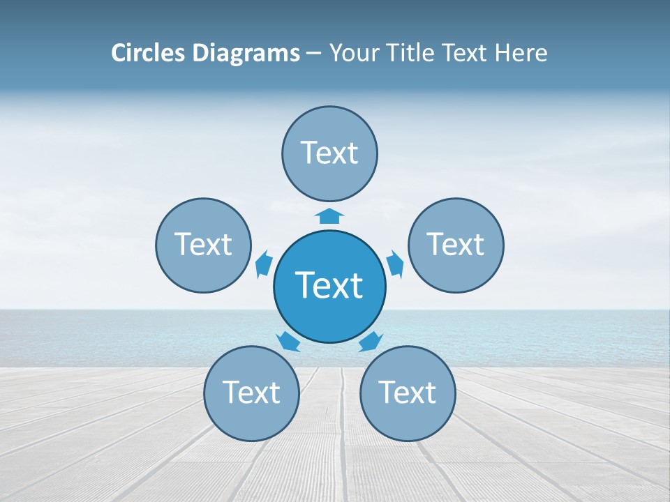 Leisure Wooden Outdoor PowerPoint Template