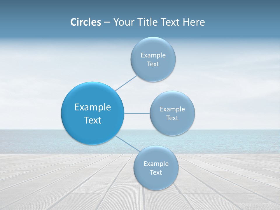 Leisure Wooden Outdoor PowerPoint Template