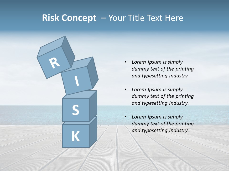 Leisure Wooden Outdoor PowerPoint Template