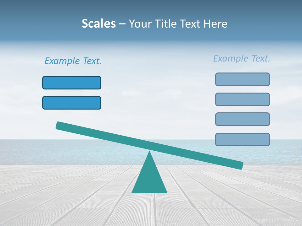 Leisure Wooden Outdoor PowerPoint Template