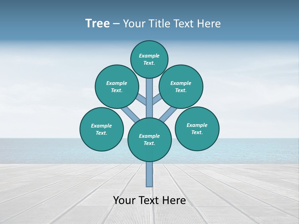 Leisure Wooden Outdoor PowerPoint Template