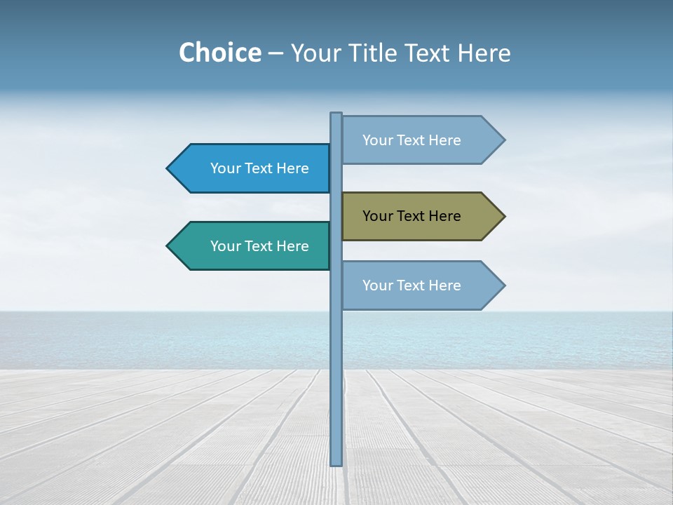 Leisure Wooden Outdoor PowerPoint Template