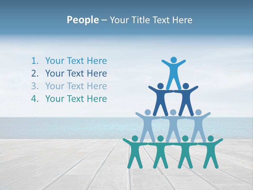 Leisure Wooden Outdoor PowerPoint Template