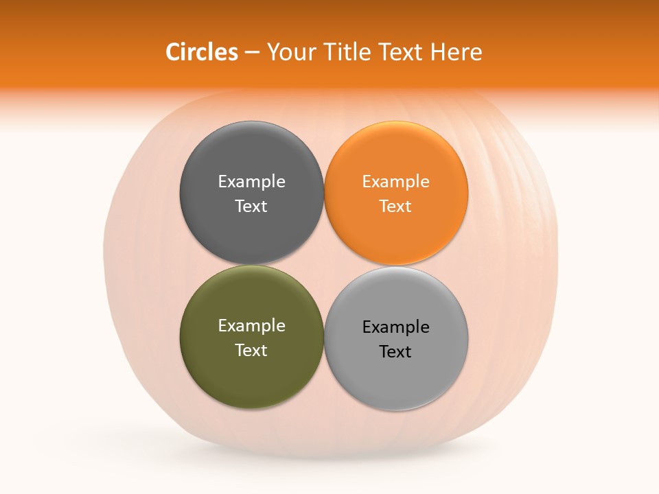 Pumpkin Halloween Decorative Trick PowerPoint Template