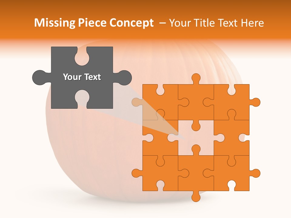 Pumpkin Halloween Decorative Trick PowerPoint Template