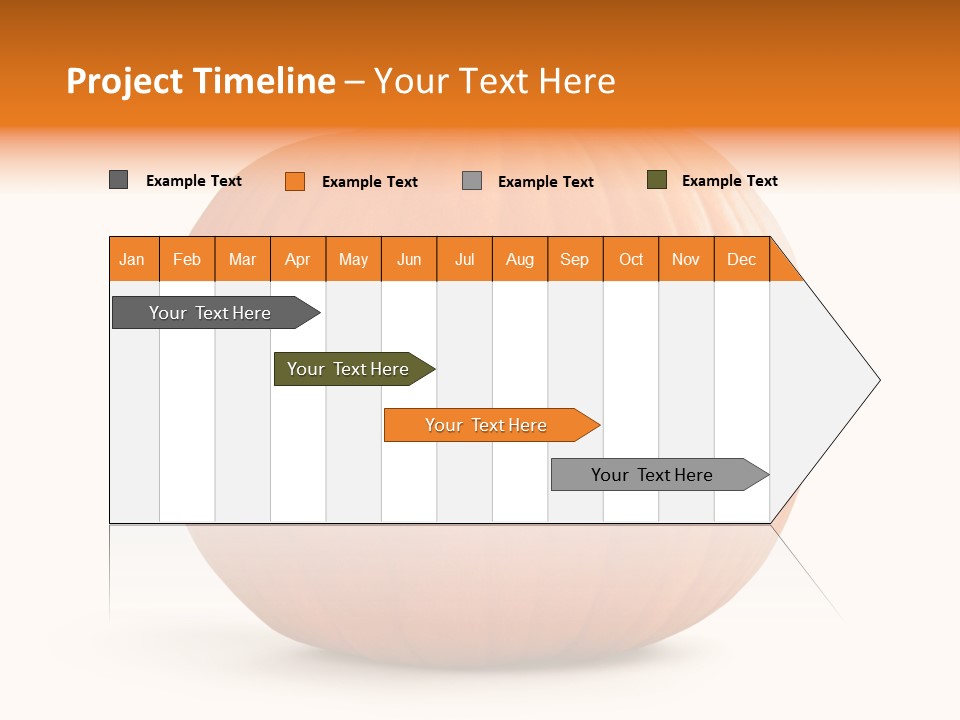 Pumpkin Halloween Decorative Trick PowerPoint Template