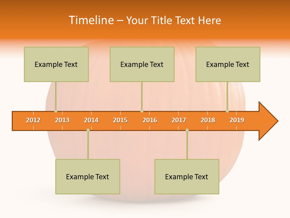 Pumpkin Halloween Decorative Trick PowerPoint Template