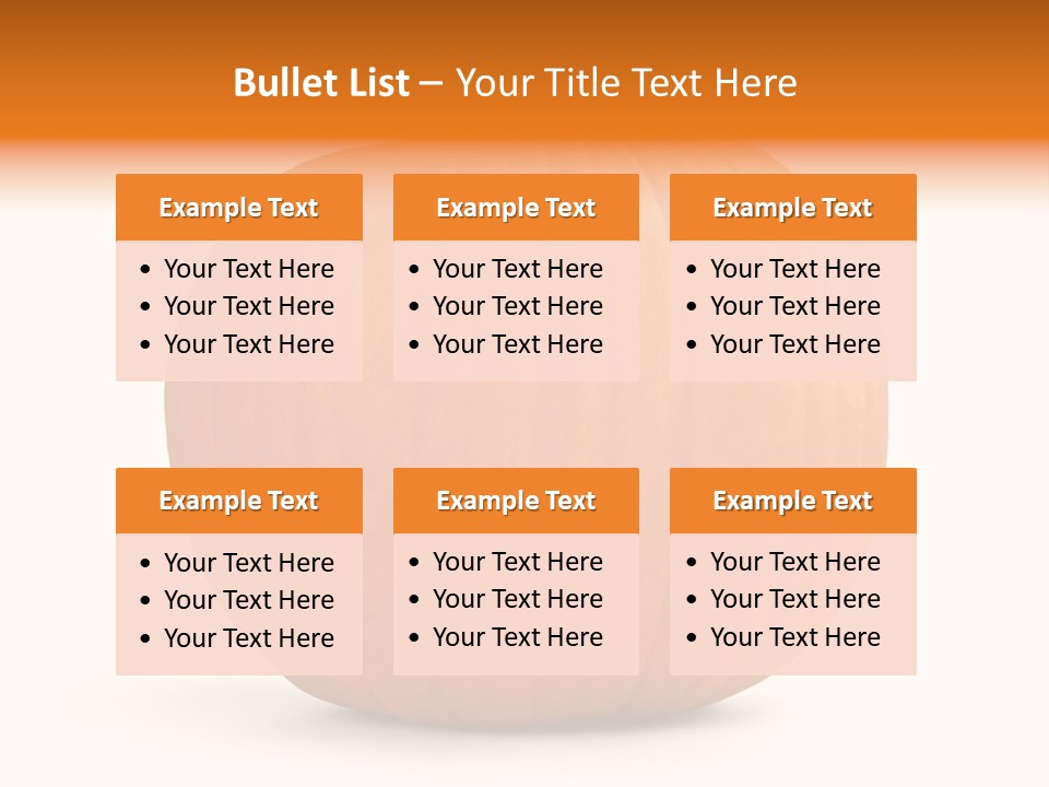 Pumpkin Halloween Decorative Trick PowerPoint Template