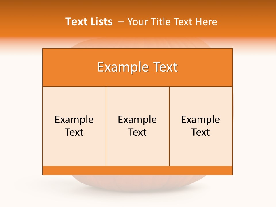 Pumpkin Halloween Decorative Trick PowerPoint Template