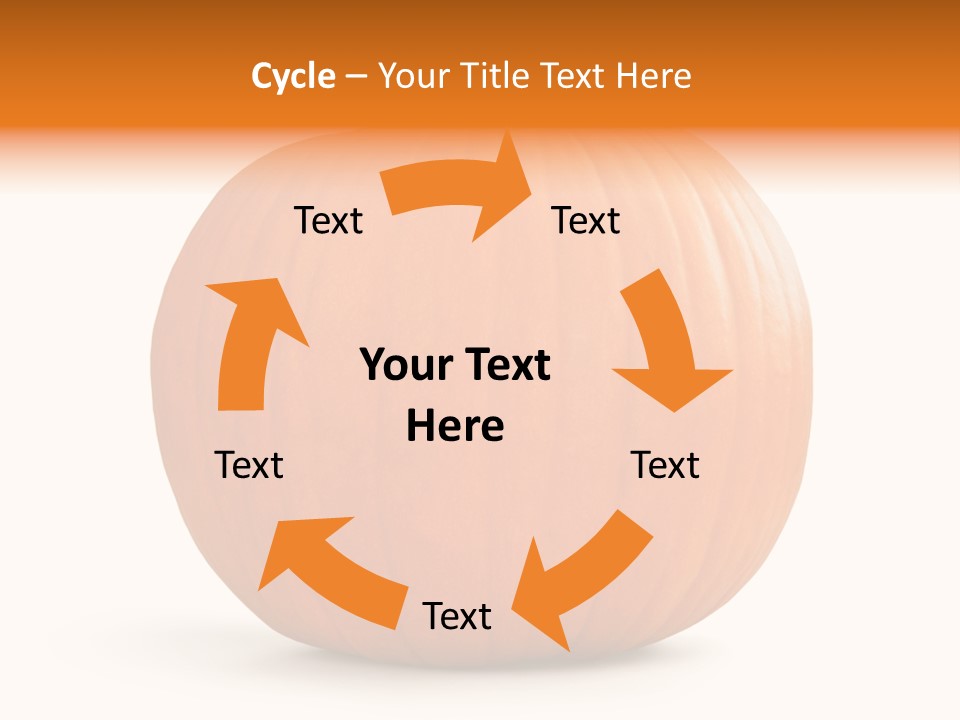 Pumpkin Halloween Decorative Trick PowerPoint Template