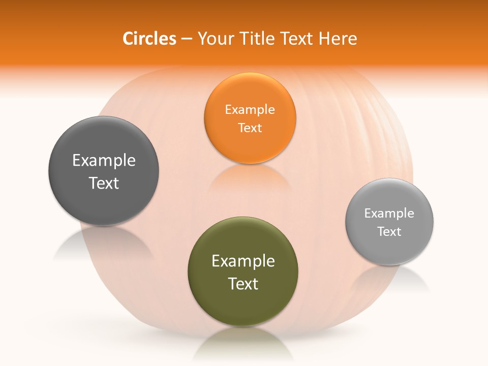 Pumpkin Halloween Decorative Trick PowerPoint Template