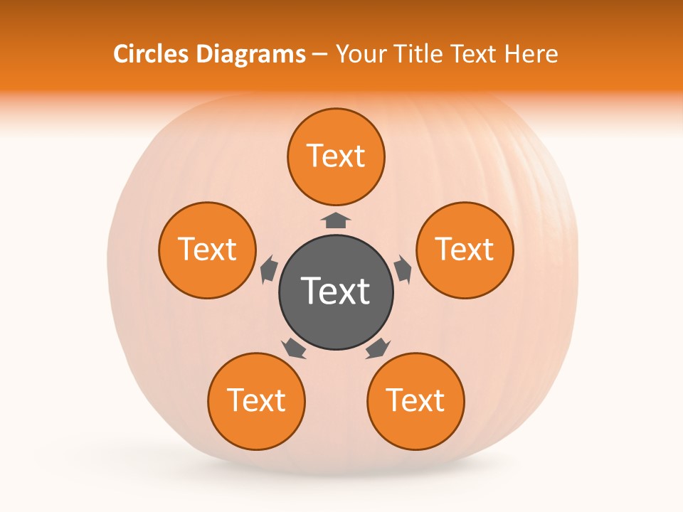 Pumpkin Halloween Decorative Trick PowerPoint Template