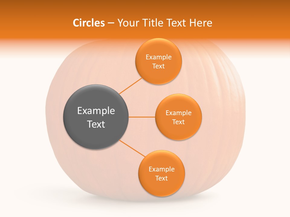 Pumpkin Halloween Decorative Trick PowerPoint Template