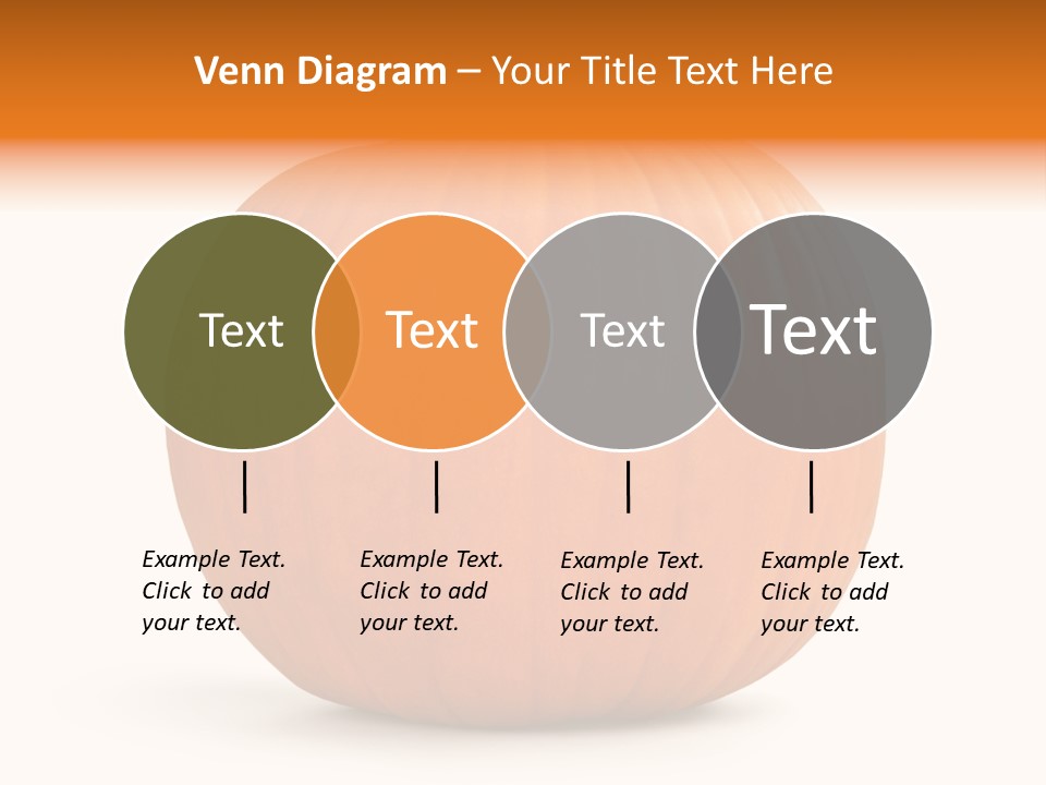 Pumpkin Halloween Decorative Trick PowerPoint Template
