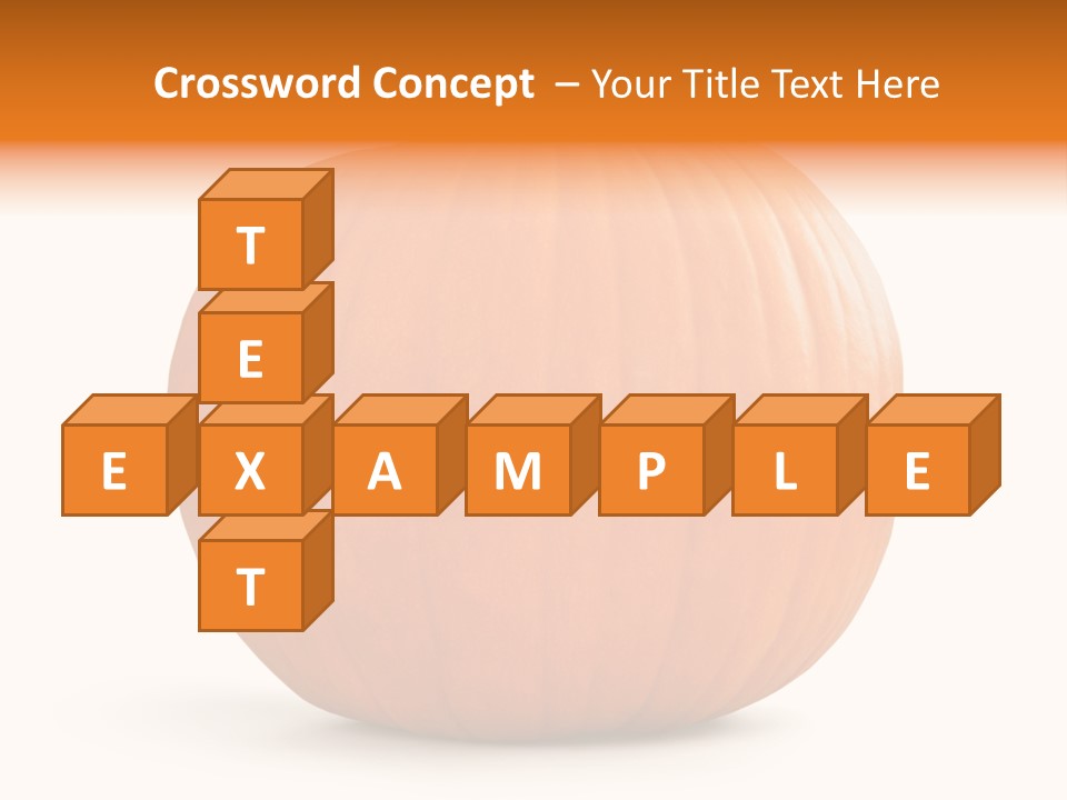 Pumpkin Halloween Decorative Trick PowerPoint Template