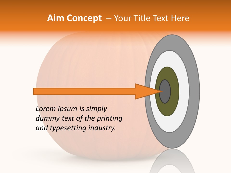 Pumpkin Halloween Decorative Trick PowerPoint Template