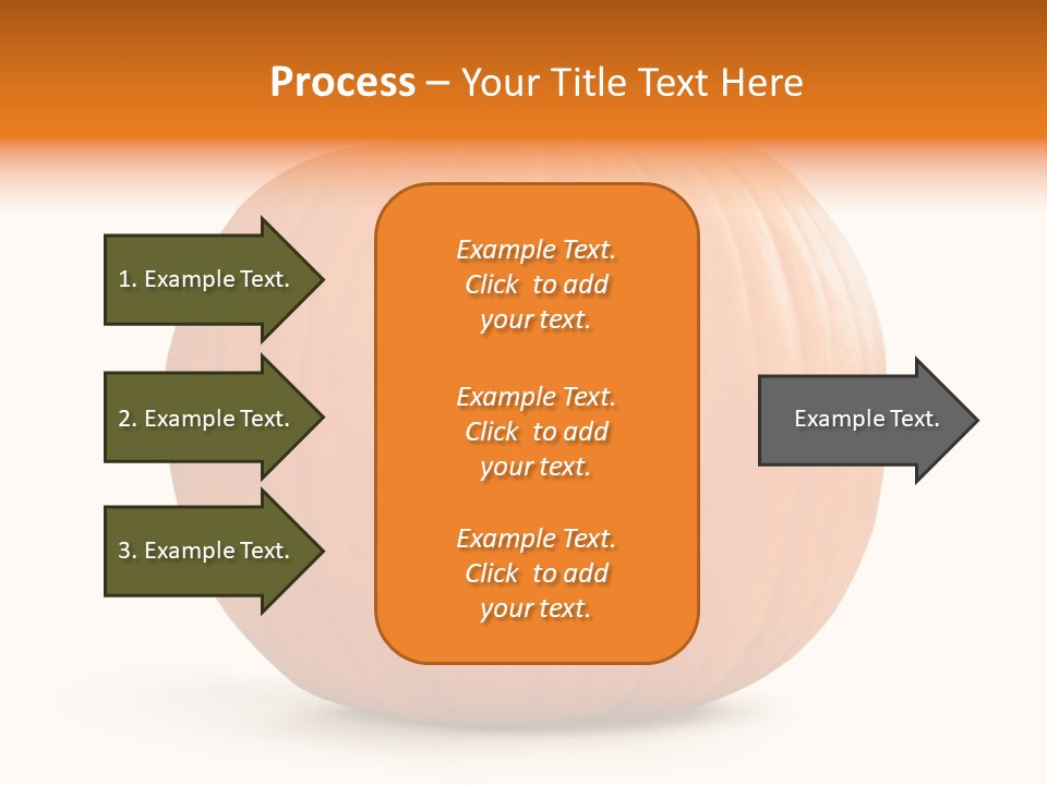 Pumpkin Halloween Decorative Trick PowerPoint Template