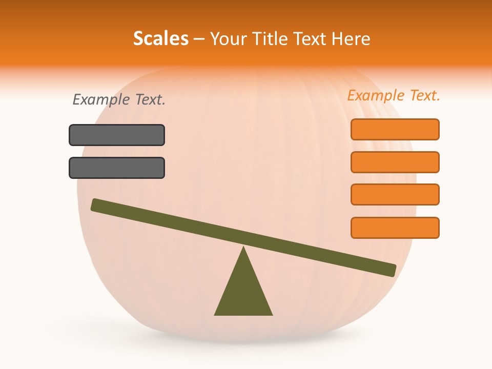 Pumpkin Halloween Decorative Trick PowerPoint Template