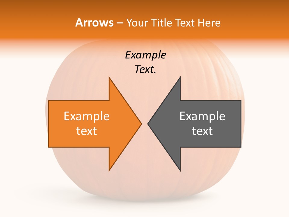 Pumpkin Halloween Decorative Trick PowerPoint Template