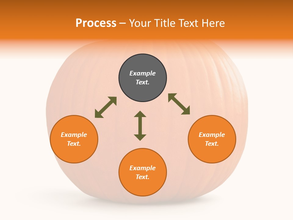 Pumpkin Halloween Decorative Trick PowerPoint Template