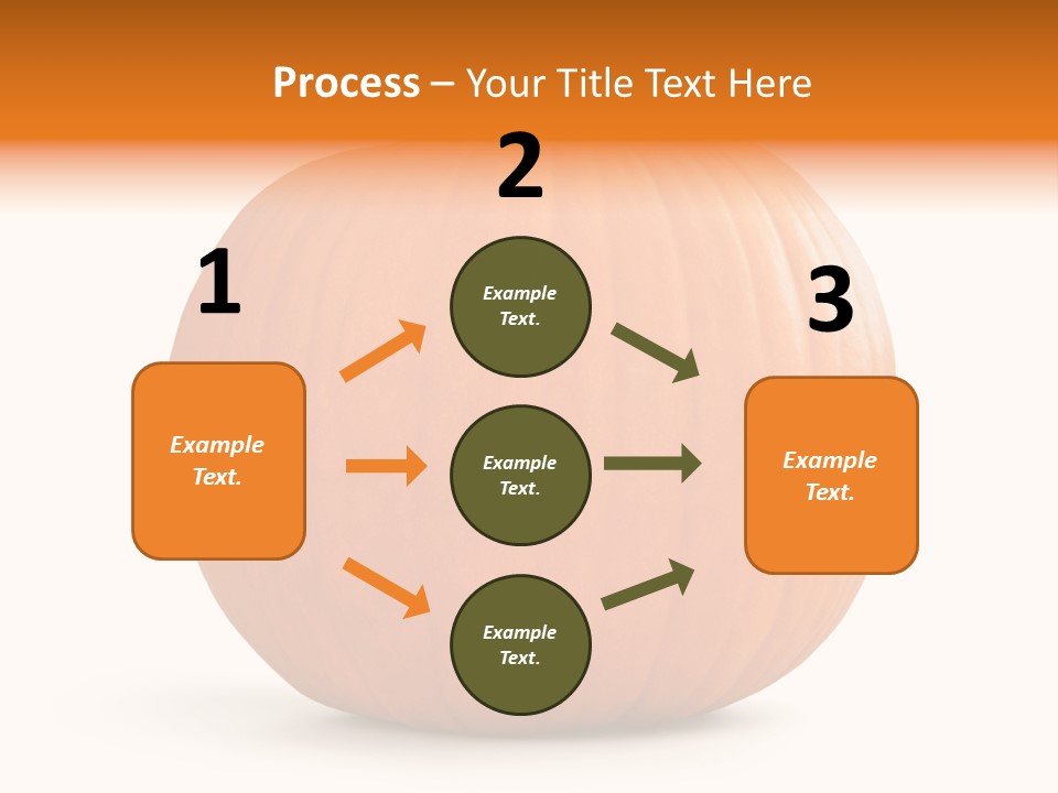 Pumpkin Halloween Decorative Trick PowerPoint Template
