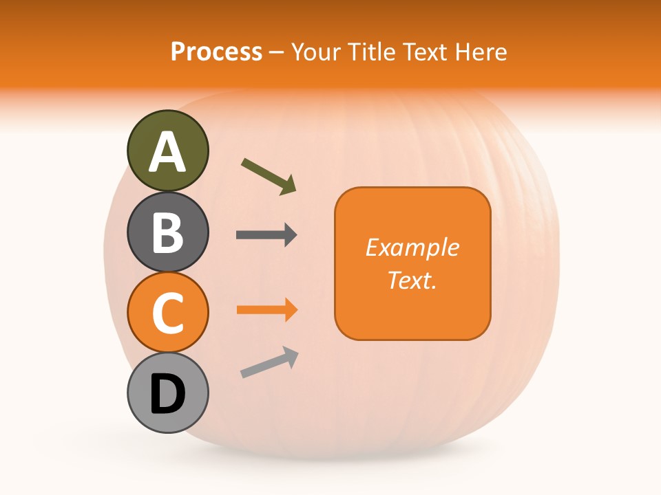 Pumpkin Halloween Decorative Trick PowerPoint Template