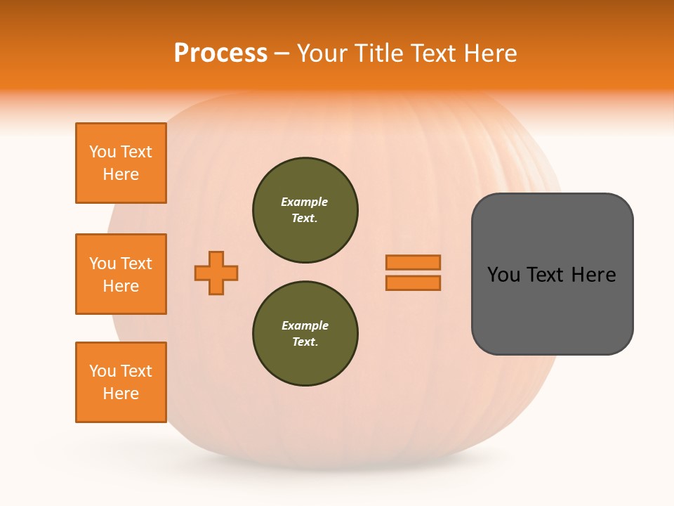 Pumpkin Halloween Decorative Trick PowerPoint Template