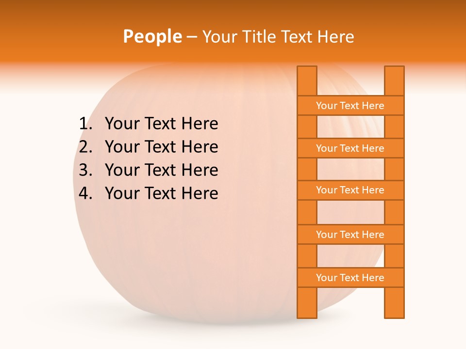 Pumpkin Halloween Decorative Trick PowerPoint Template