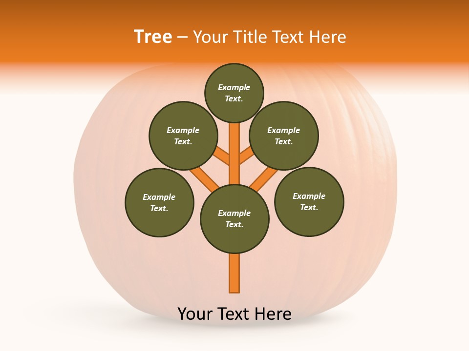 Pumpkin Halloween Decorative Trick PowerPoint Template