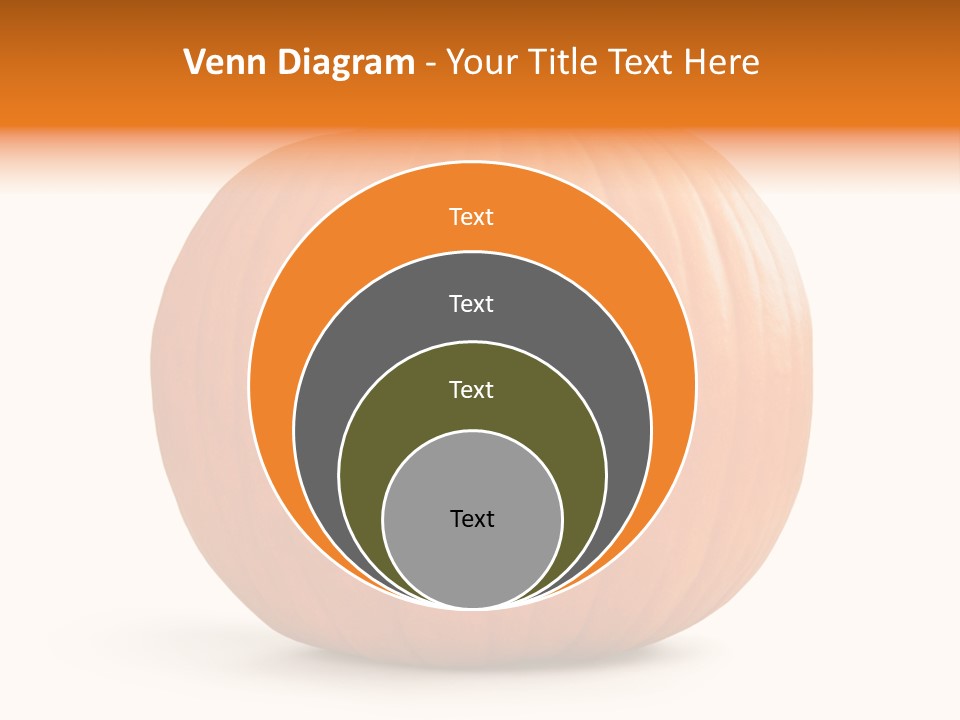 Pumpkin Halloween Decorative Trick PowerPoint Template