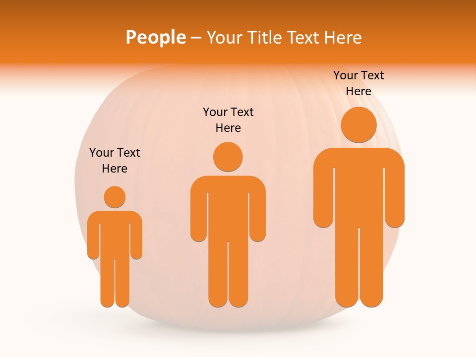 Pumpkin Halloween Decorative Trick PowerPoint Template