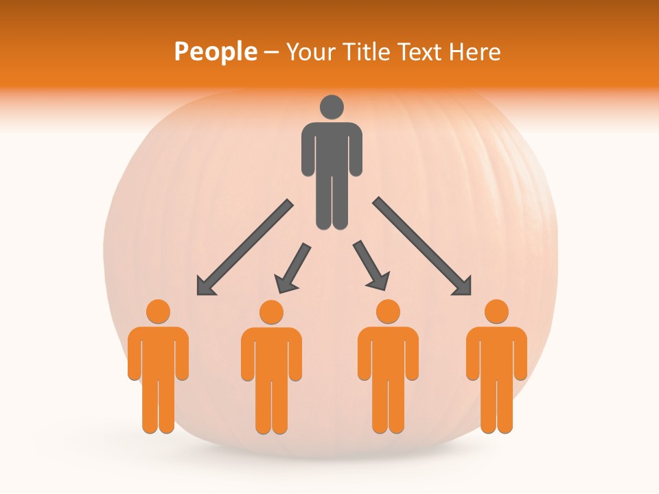 Pumpkin Halloween Decorative Trick PowerPoint Template