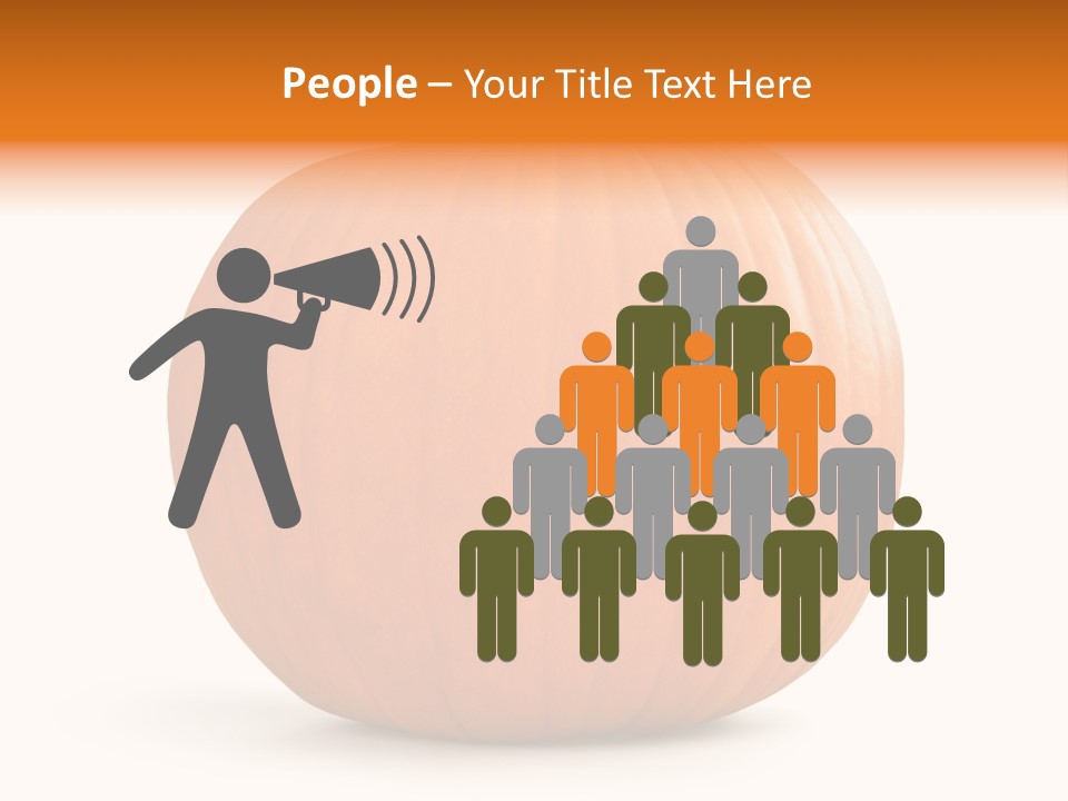 Pumpkin Halloween Decorative Trick PowerPoint Template