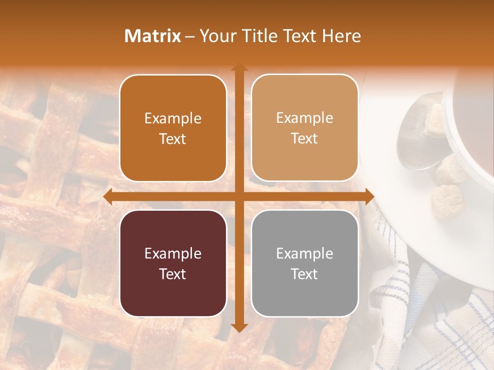 Dessert Freshness Snack PowerPoint Template