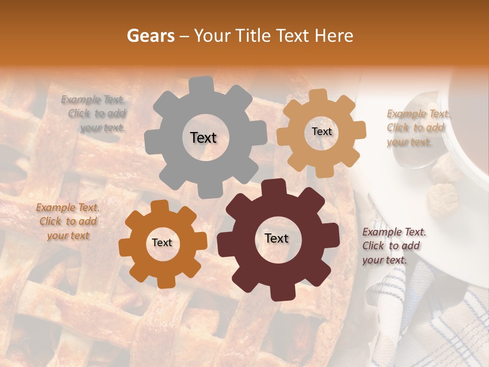 Dessert Freshness Snack PowerPoint Template