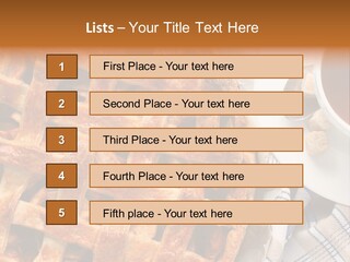 Dessert Freshness Snack PowerPoint Template