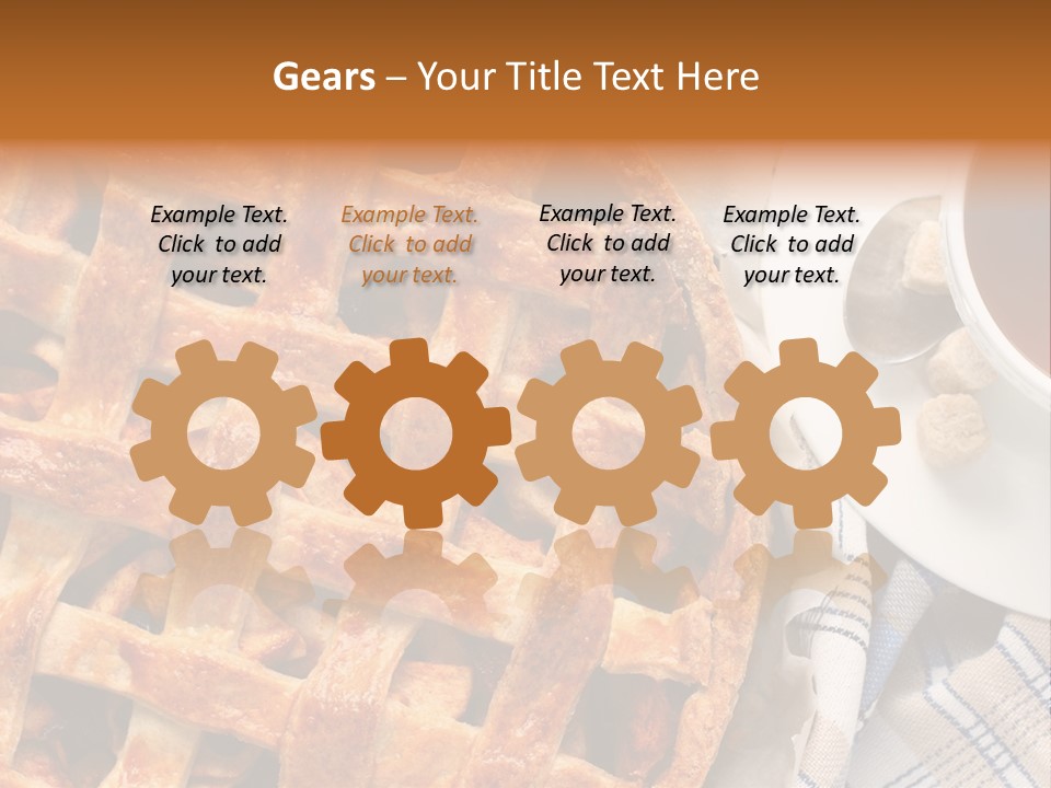 Dessert Freshness Snack PowerPoint Template