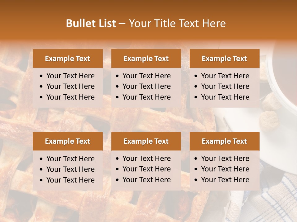 Dessert Freshness Snack PowerPoint Template