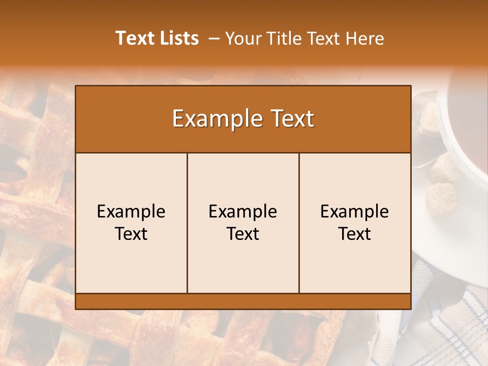 Dessert Freshness Snack PowerPoint Template