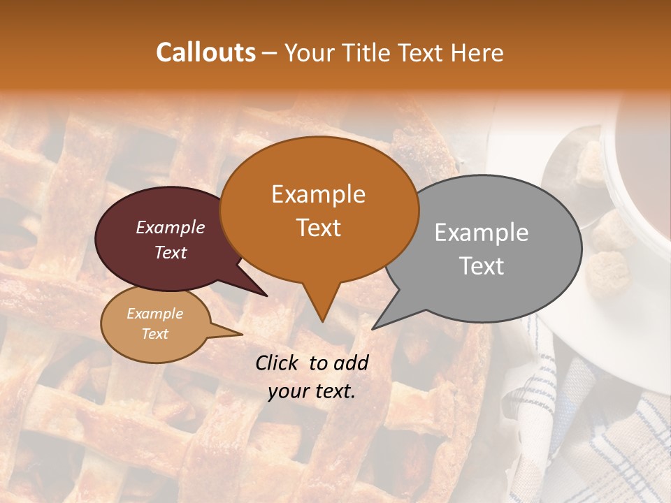 Dessert Freshness Snack PowerPoint Template