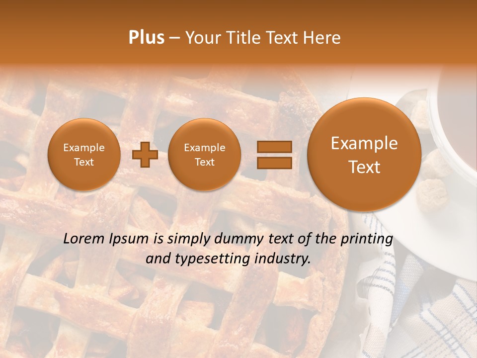 Dessert Freshness Snack PowerPoint Template