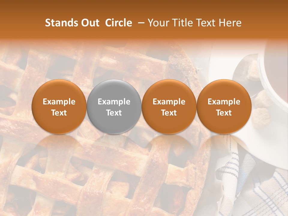 Dessert Freshness Snack PowerPoint Template