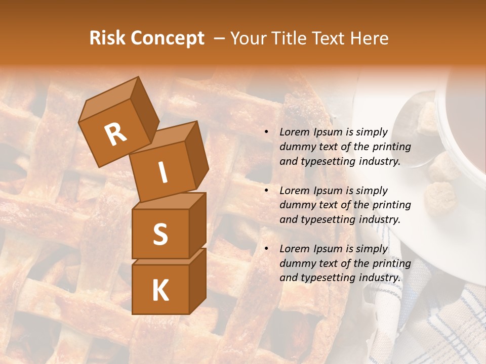 Dessert Freshness Snack PowerPoint Template