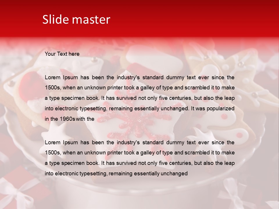 Christmas Decorations Christmas Present Christmas Background PowerPoint Template