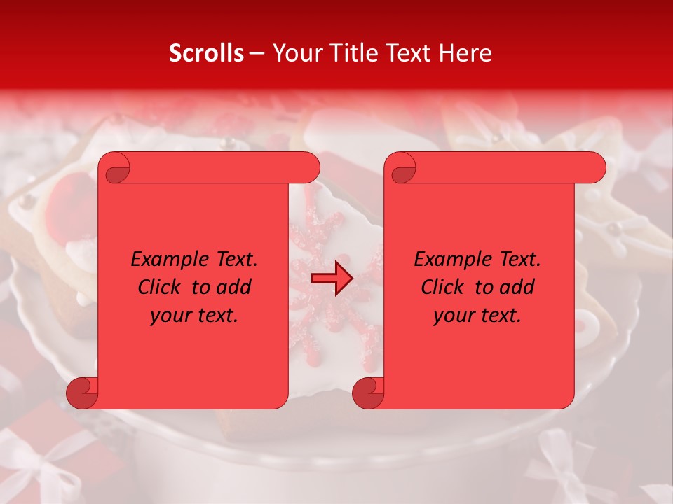Christmas Decorations Christmas Present Christmas Background PowerPoint Template